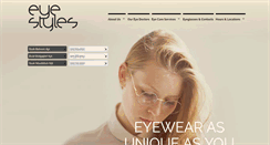 Desktop Screenshot of eyestylesllc.com